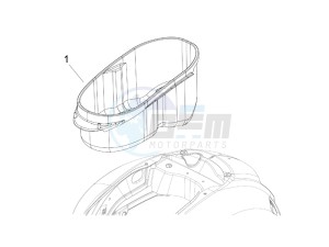 Granturismo 125 L E3 drawing Helmet housing - Undersaddle