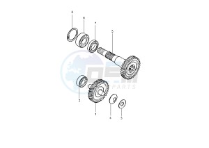 YQ AEROX R 50 drawing TRANSMISSION