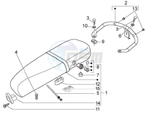 LX 150 drawing Saddle