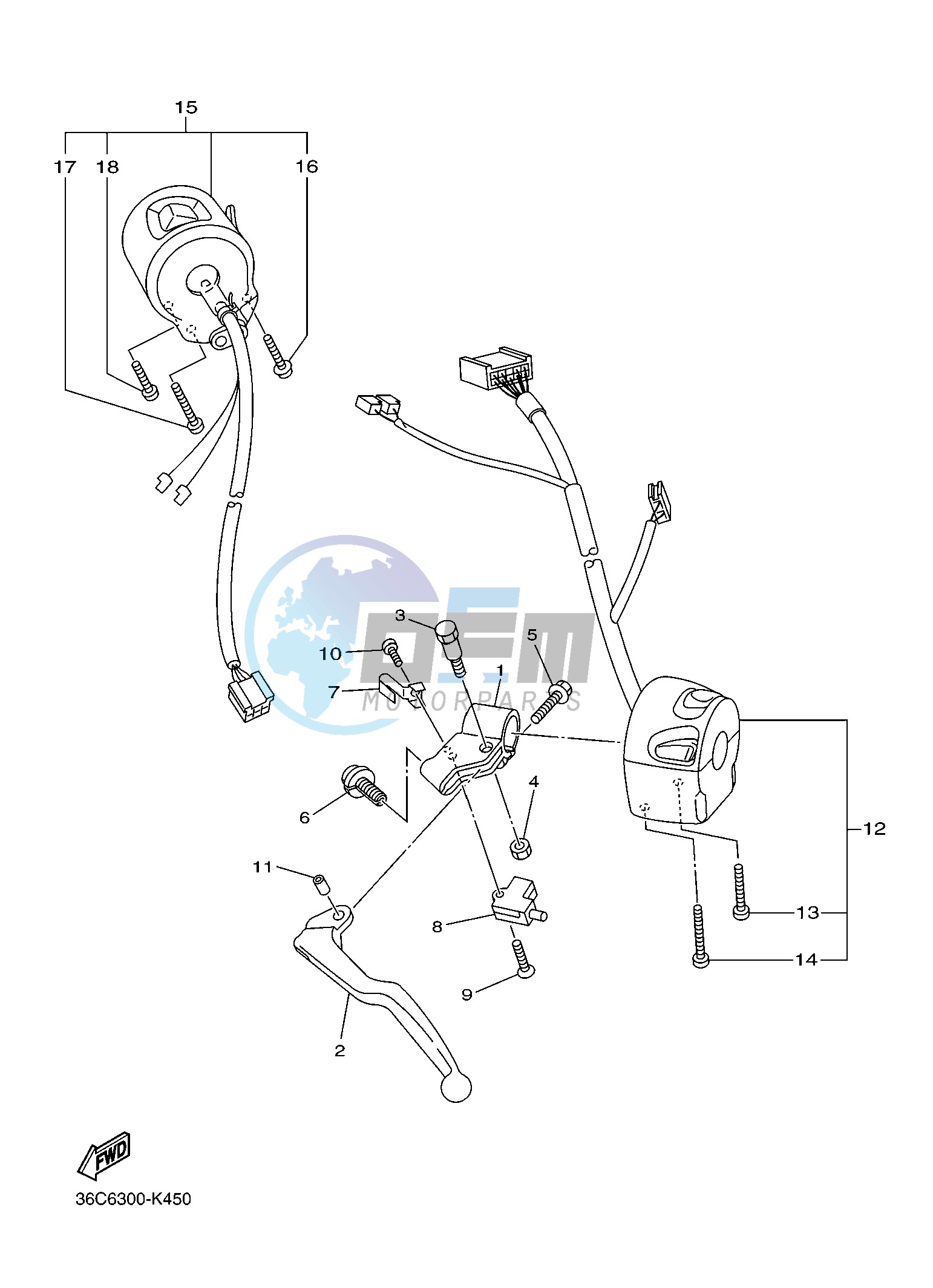 HANDLE SWITCH & LEVER