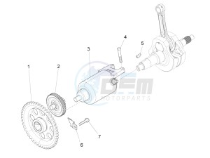 RS 125 RS REPLICA 4T E4 ABS (APAC) drawing Starter / Electric starter