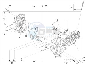 GTS 300 SUPER HPE-TECH 4T 4V IE ABS E4 (EMEA) drawing Crankcase