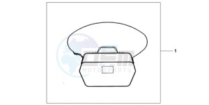 CBF1000A F / CMF drawing INNERBAG TOPBOX