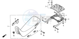 NX500 DOMINATOR drawing SEAT