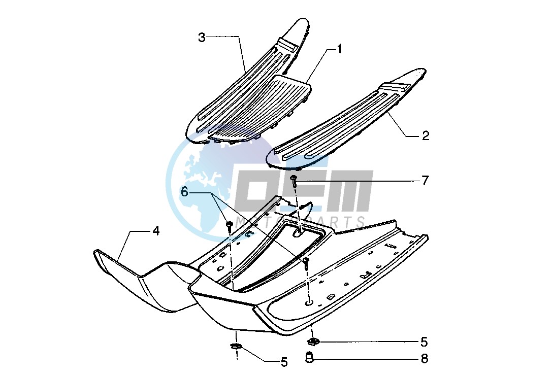 Footrest Plane