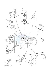 YP125RA (ABS) X-MAX 125 ABS (2DMG 2DMG) drawing ELECTRICAL 2