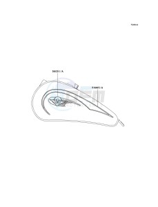 EN 500 C [VULCAN 500 LTD] (C6-C9) [VULCAN 500 LTD] drawing DECALS-- EN500-C7- -