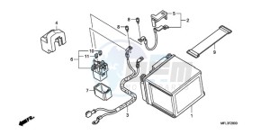 CBR1000RR9 Korea - (KO / MME) drawing BATTERY (CBR1000RR)