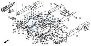 GL1500SE GOLDWING SE drawing EXHAUST MUFFLER