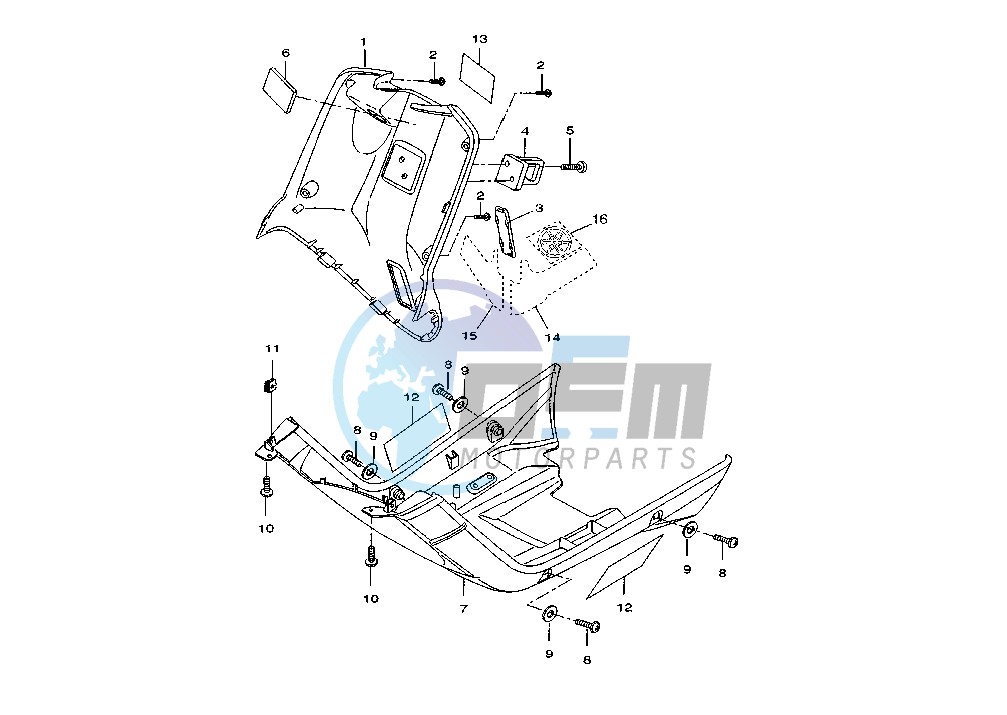 LEG SHIELD 5WW8 MOTO GP