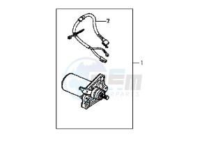 JET EURO X EU2 - 50 cc drawing STARTING MOTOR