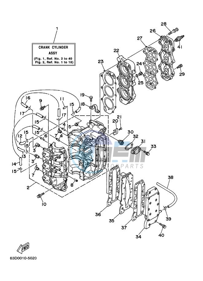 CYLINDER--CRANKCASE