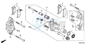 TRX500FPAC drawing FRONT CALIPER