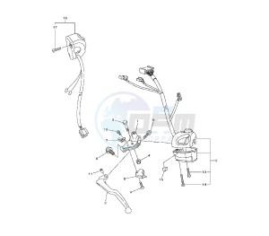 FZ8-N 800 drawing HANDLE SWITCH AND LEVER