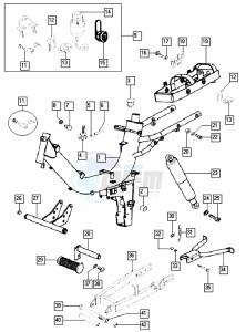 STREETMATE_24-45kmh_K3-K7 50 K3-K7 drawing Seat