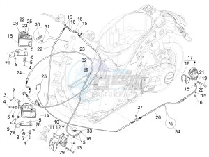 GTS 150 4T 3V IE ABS E4 (EMEA) drawing Brakes pipes - Calipers (ABS)