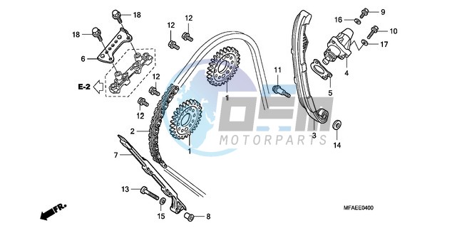 CAM CHAIN/TENSIONER