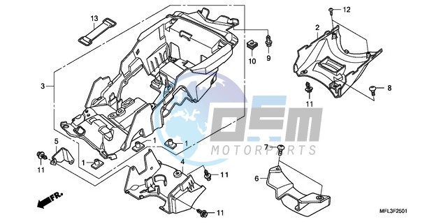 REAR FENDER (CBR1000RA)