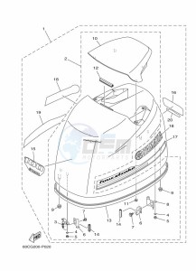 F100BETX drawing FAIRING-UPPER