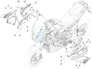 ETV 1200 Caponord Rally USA USA drawing Side fairing