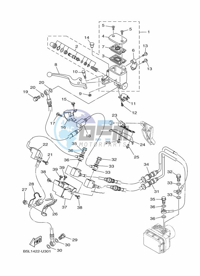 FRONT MASTER CYLINDER