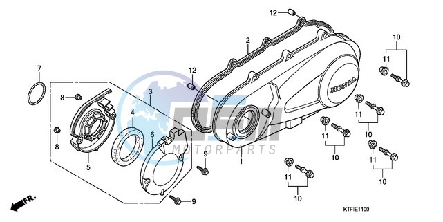 LEFT CRANKCASE COVER