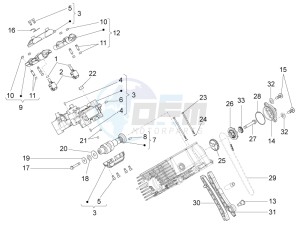 Audace 1400 Carbon 1380 (NAFTA) drawing RH cylinder timing system