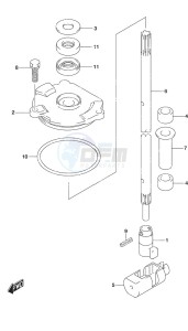 DF 115A drawing Shift Rod (C/R)