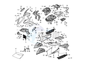 JET FORCE - 125 cc drawing BODY