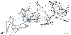 NSC50T2F NSC50T2 UK - (E) drawing HANDLE PIPE/ HANDLE COVER (NSC502WH/ T2)