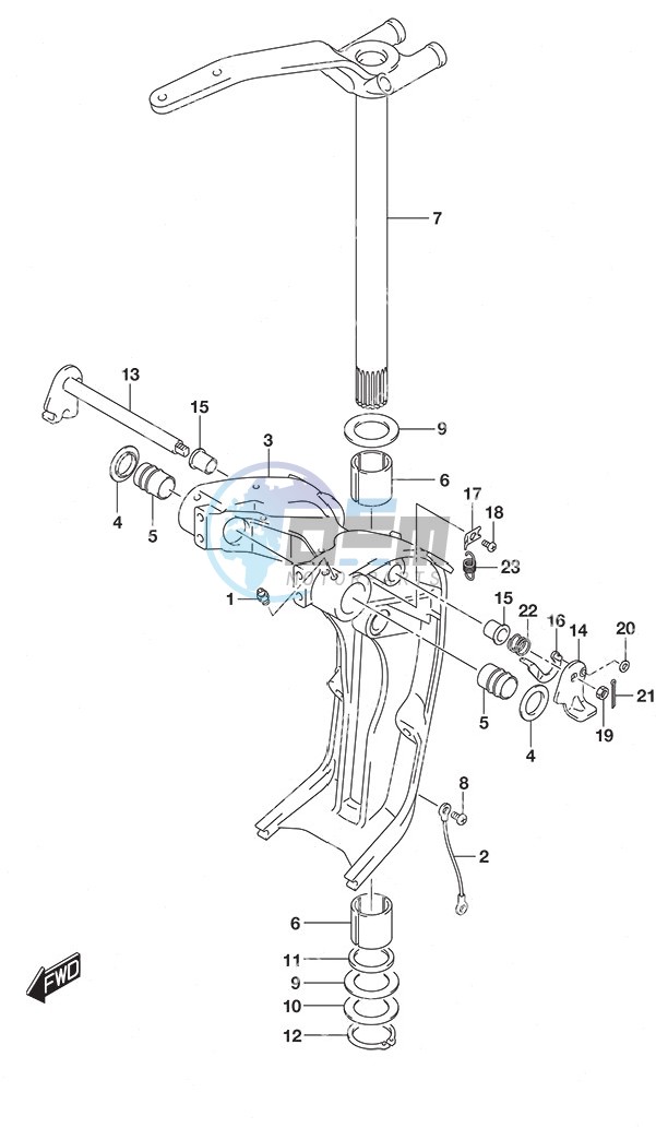 Swivel Bracket w/Transom (X) & (XX)