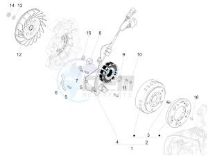 150 4T 3V ie Primavera (APAC, LATAM) (AU, S.A., TH, TN, VT) drawing Flywheel magneto