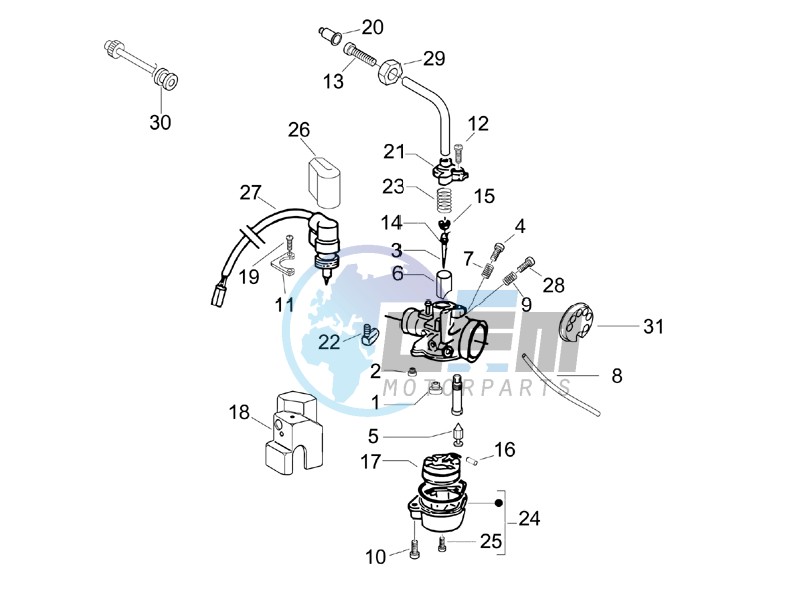 Carburetors components