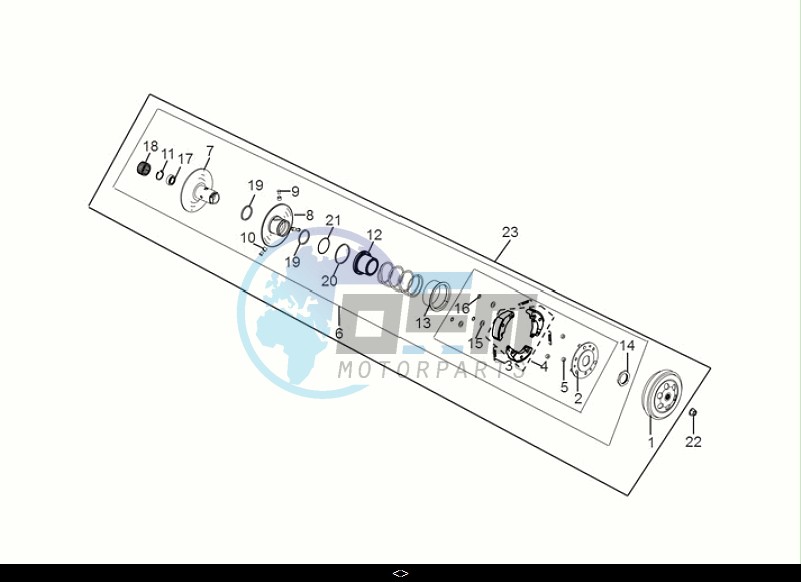 DRIVEN PULLEY ASSY