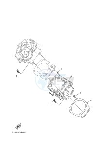 YFM700FWA YFM70GDHG GRIZZLY 700 (B305) drawing CYLINDER