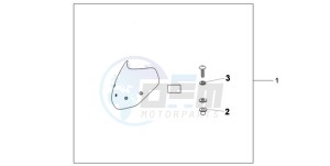 CB600FA39 Australia - (U) drawing FLY SCREEN