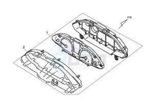 MAXSYM 400 EFI ABS drawing DASHBOARD / SPEEDOMETER CABLE / WIRING HARNASS