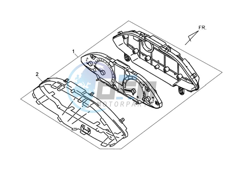 DASHBOARD / SPEEDOMETER CABLE / WIRING HARNASS