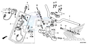 NC700SDD NC700S Dual Cluth ABS 2ED drawing HANDLE PIPE/ TOP BRIDGE