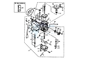 XC CYGNUS R 125 drawing CARBURETOR