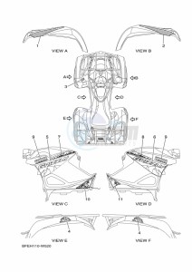 YFM700FWAD GRIZZLY 700 EPS (BFEG) drawing GRAPHICS