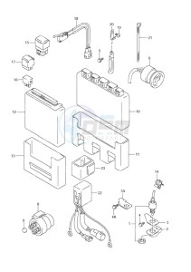 DF 70 drawing Engine Control Unit