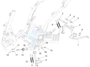 Fly 150 4T 3V ie (APAC) drawing Stand/s