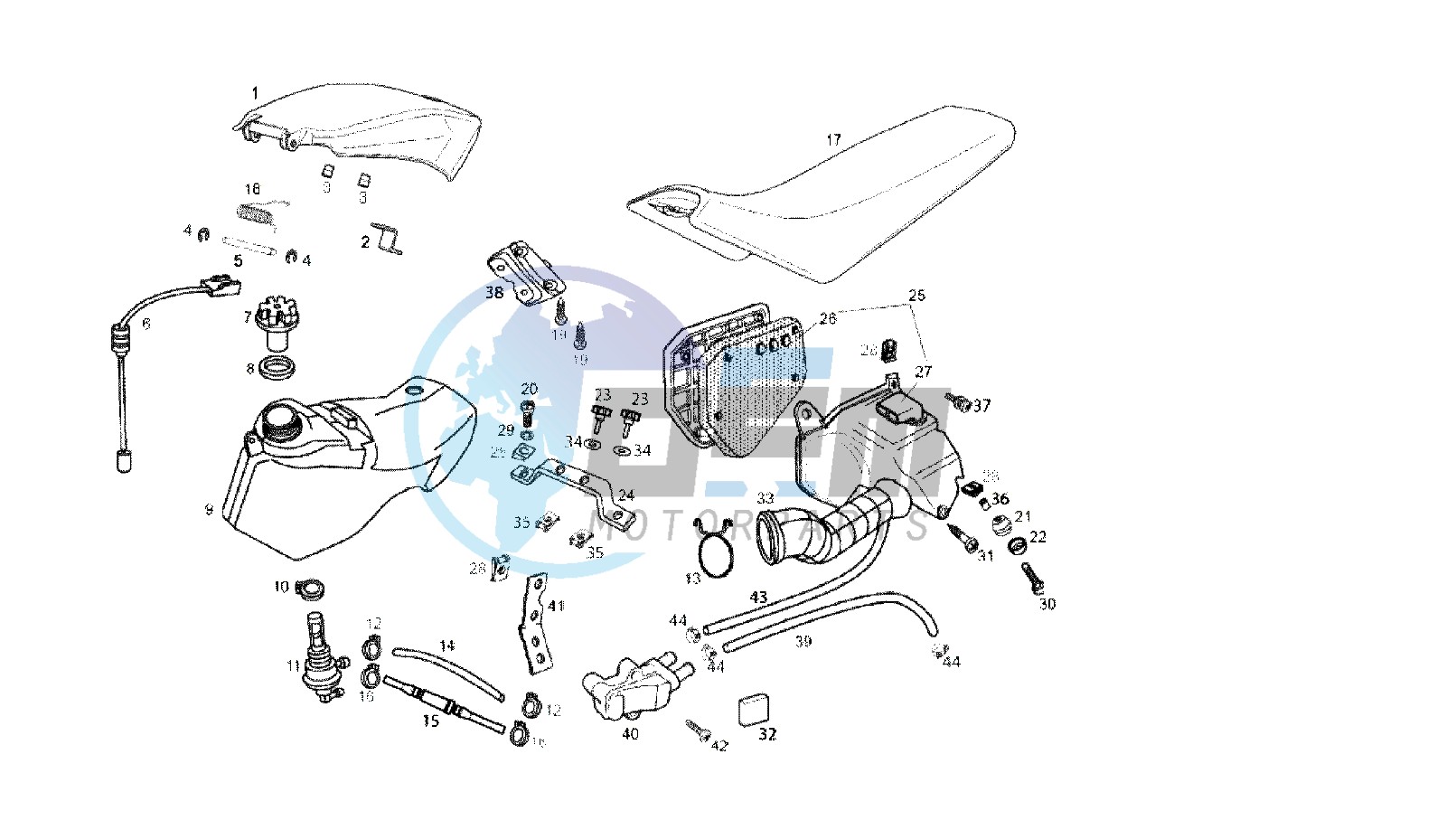 FUEL TANK - SEAT