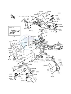 ER-6F EX650EFF XX (EU ME A(FRICA) drawing Footrests