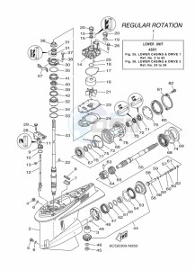 F250DETU drawing PROPELLER-HOUSING-AND-TRANSMISSION-1