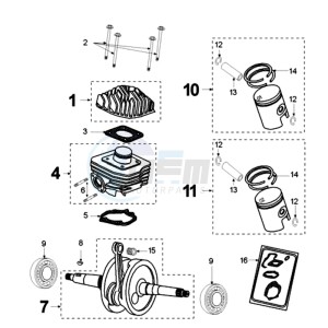 FIGHT ZMOA EU drawing CRANKSHAFT AND CYLINDER