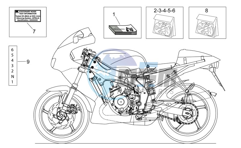 Operators handbooks and decal