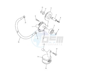 WR F 450 drawing OIL PUMP