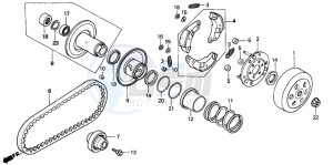 PK50M drawing CLUTCH/DRIVEN FACE